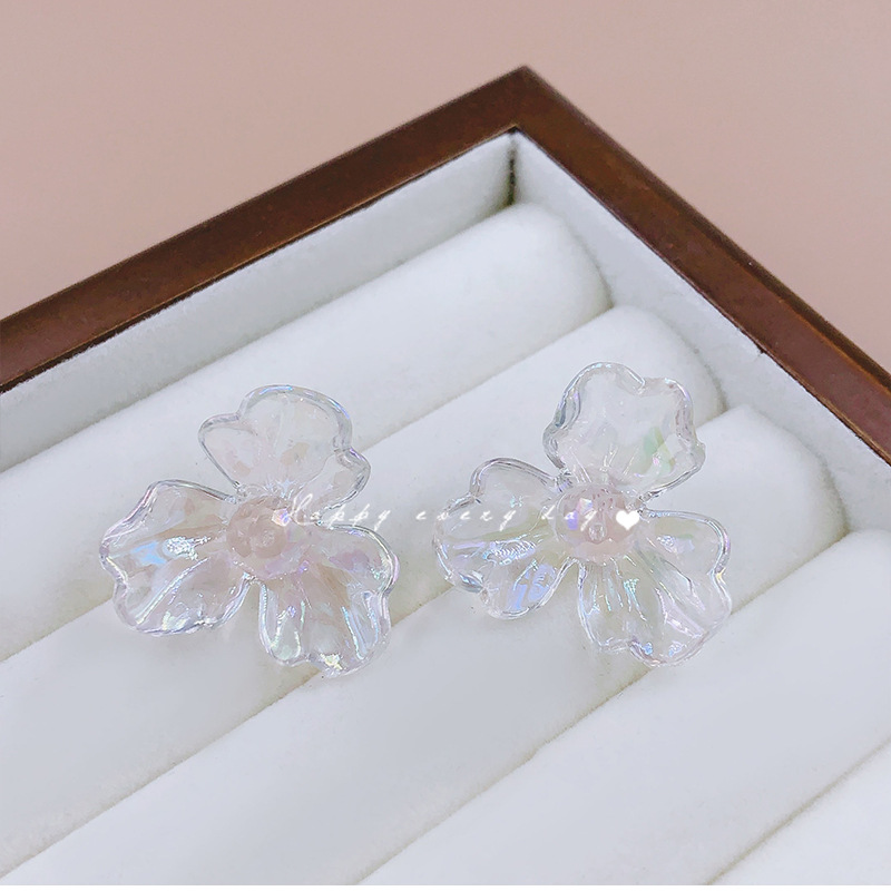 Super Fairy Flowers Earrings ~ Summer Mori Style Fresh New Earrings for Women Niche Design High-End Single