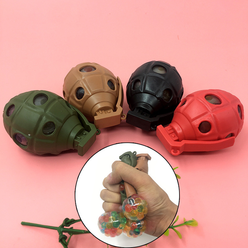 New Exotic Hot Sale Vent Pressure Reduction Toy Grenade Grape Ball Squeezing Toy Squeeze Toys in Stock Direct Selling