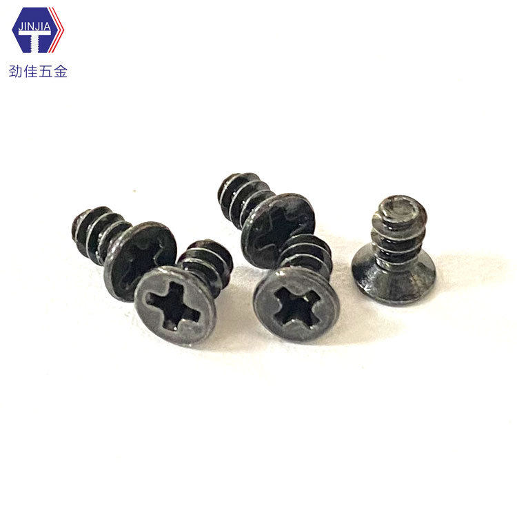 3*5.0不锈钢黑锌 不锈钢黑色螺丝批发 电镀黑锌螺丝厂家