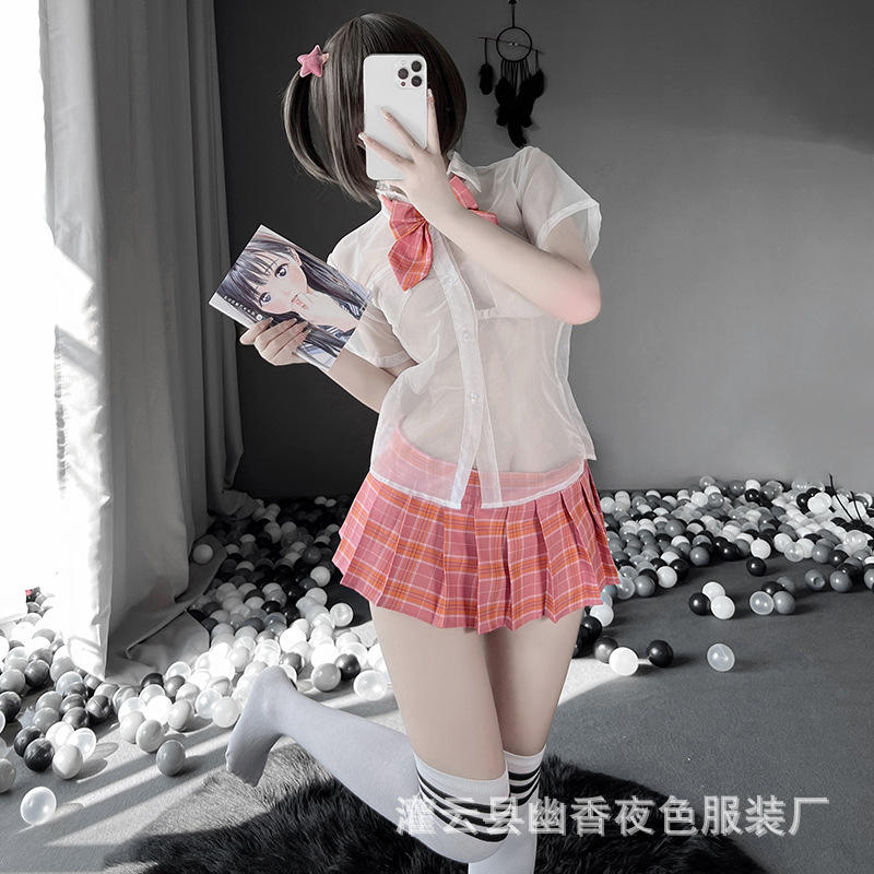 性感jk纯欲情趣内衣服装衣服校园女制服激情调情用品诱惑睡衣套装