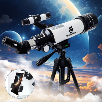 跨境天文望远镜70400azm大口径带寻星镜高清高倍单筒望眼镜学生