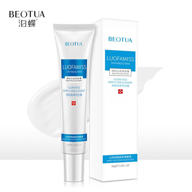 BEOTUA Acne Treatment Cream Smallpox Diluting Water and Oil Balance Anti-Acne Cream Moisturizing Hydrating Skin Beauty Cream Men and Women Cream Wholesale
