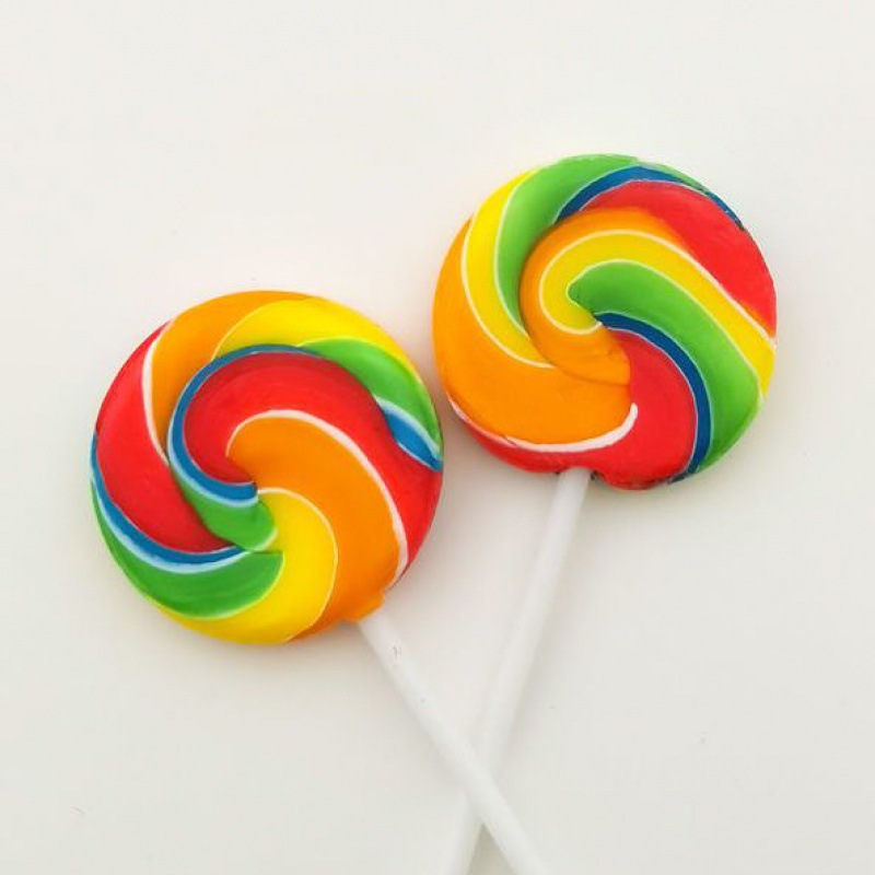 波板糖七彩经典棒棒糖可爱创意平安夜圣诞节儿童糖果批发工厂批发