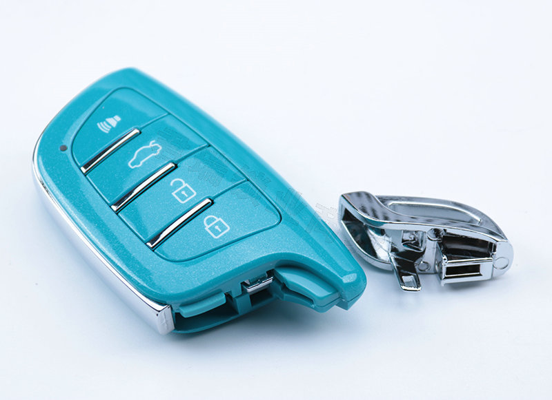 vvdi 晶彩炫目蓝4键智能卡子机 vvdi手持机 云雀生成式智能卡子机