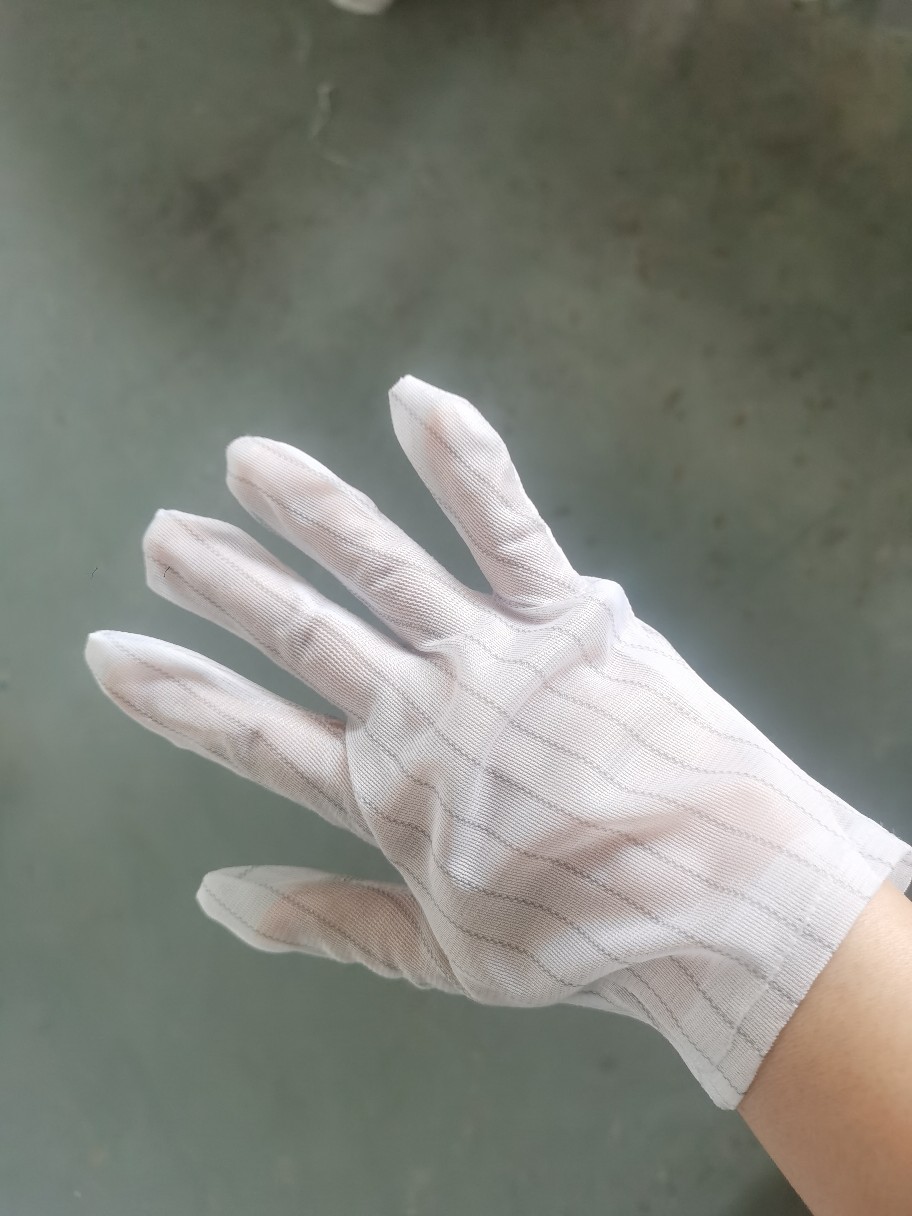 防静电手套 无尘手套 双面条纹 电子厂专用带增票-阿里巴巴
