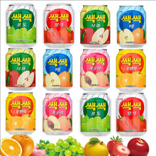 韩国进口果肉饮料乐天LOTTE芒果汁葡萄汁草莓橘子汁整箱网红饮品