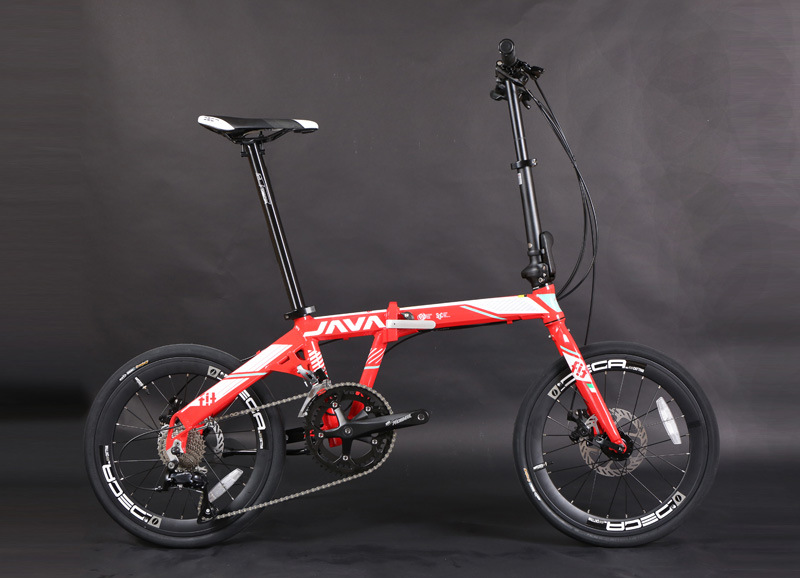 java佳沃fit折叠自行车18速双碟刹20寸折叠车小轮车mini便携单车