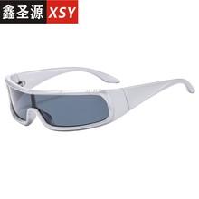 时尚连体朋克墨镜防紫外线sunglasses批发个性新款户外骑行太阳镜