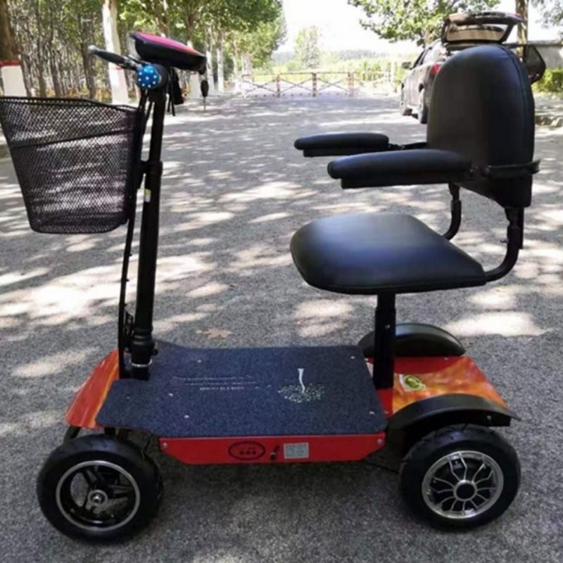 老年代步车36v350瓦电机四轮残疾车电动四轮接送孩子厂家直销代发