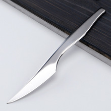 不锈钢柳叶形刮脚刀专业修脚垫死皮刀扬州修脚工具扦脚刀死皮刮刀