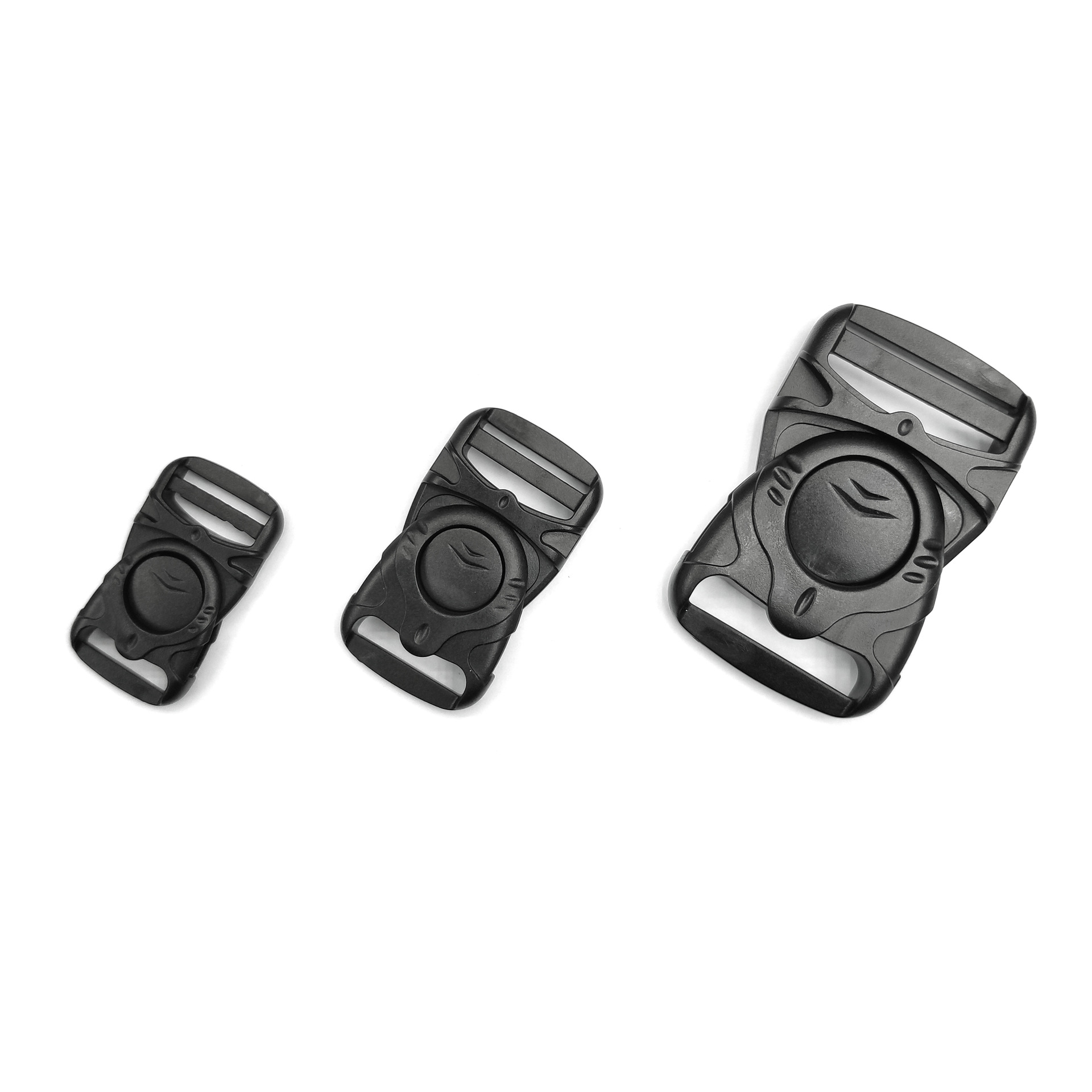 滑动调节扣 20~38mm梅花旋转中按调节扣 180°转动调节对开卡扣