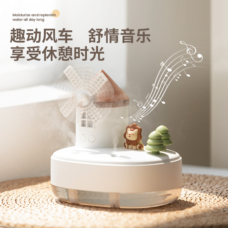 Spray Humidifier Household Office Bedroom Mute Aroma Diffuser Large Capacity Charging Water Replenishing Instrument