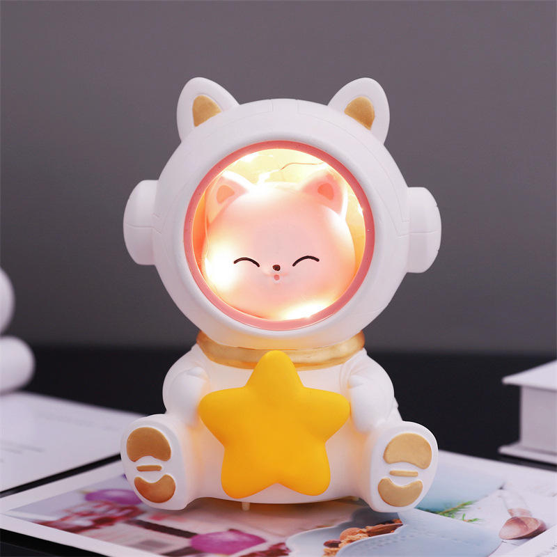 ins风慕斯猫音乐灯创意猫咪小夜灯高颜值生日礼物送闺蜜儿童礼品