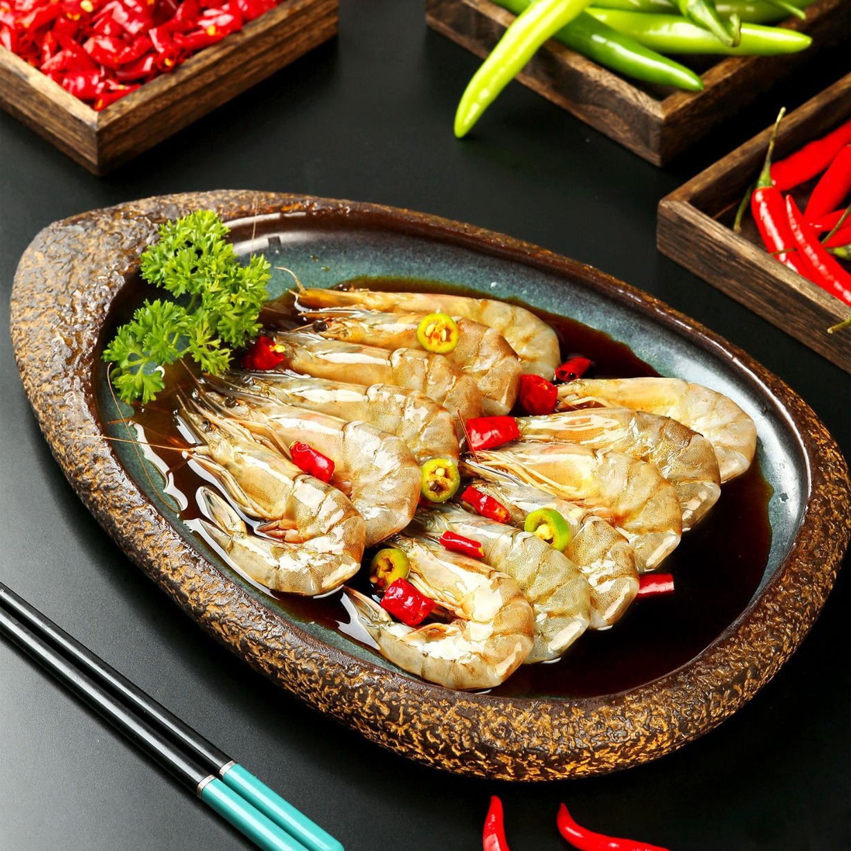 东港地产对虾酱对虾大海虾卤海虾生腌生呛拌海鲜即食-阿里巴巴