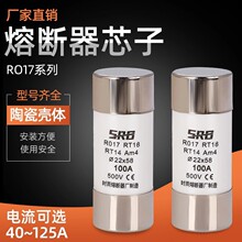 陶瓷保险丝管R017/RO17熔芯22*58 22X58熔芯63A80A100A125A熔断器