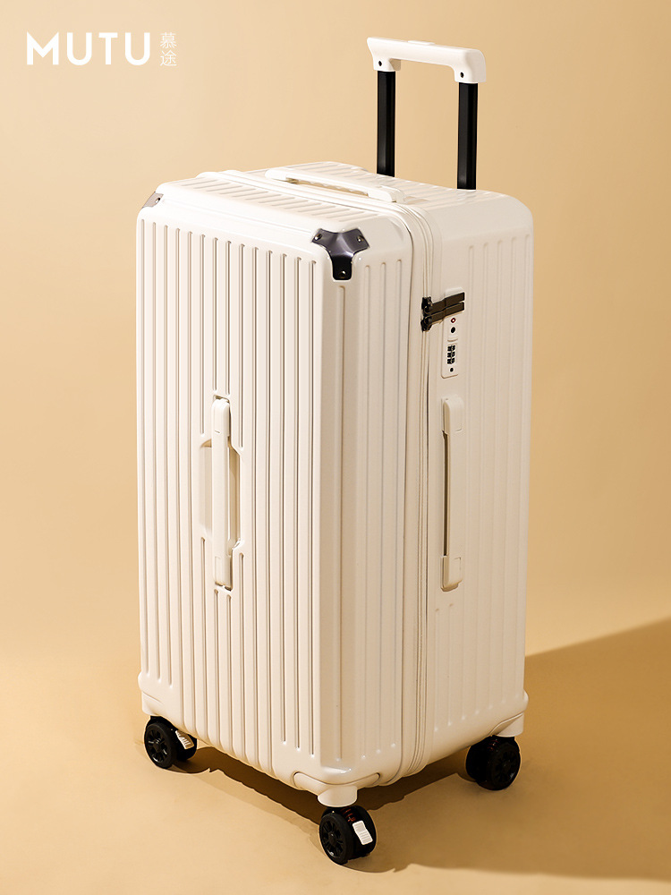 大容量加厚行李箱女28寸万向轮拉杆旅行箱30密码皮箱子男用品宿舍-阿