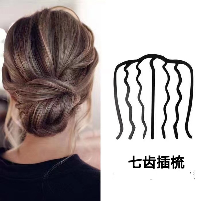Weave Bun Updo Gadget Hair Accessories Back Head Hair Comb Hair Clasp Iron Holder Bud-like Hair Style Hair Styling Tools