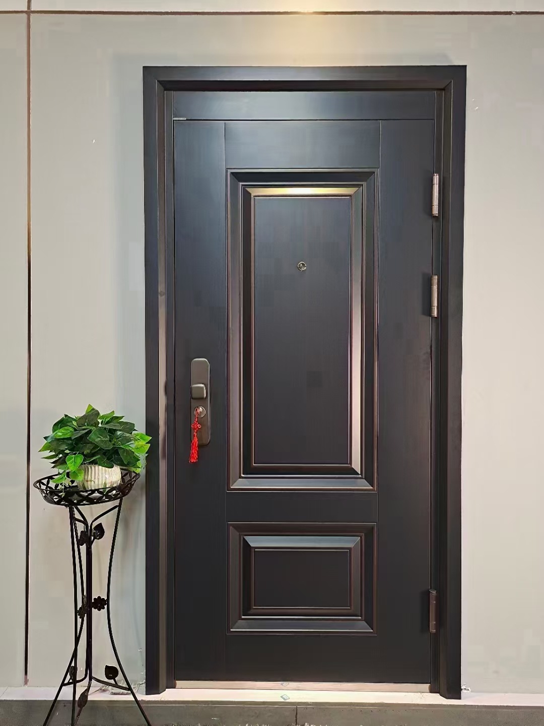 甲级防盗门科技真铜门公寓进户门加高门楣安全门厂家直销终身售后