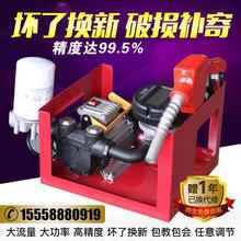 12v24v220V车载小型加油机电动抽油泵大流量柴油泵全自动电子计量