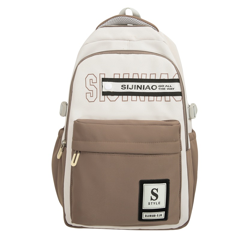 Backpack University Style Junior High School High School Student Schoolbag Female Simple Backpack