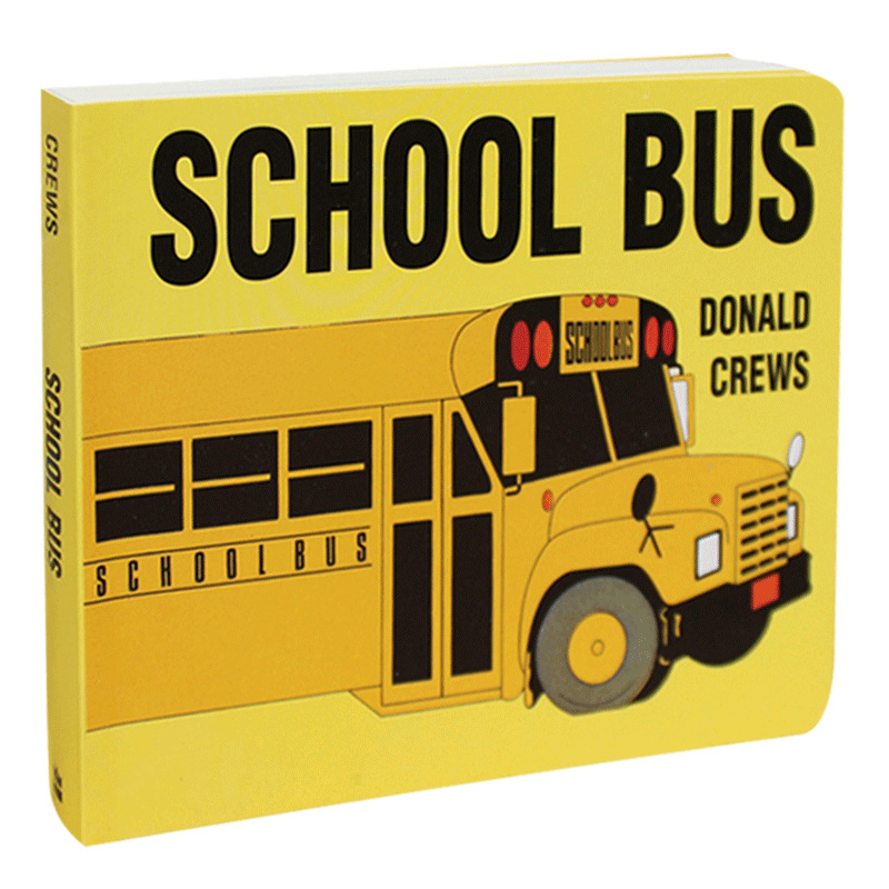 school bus donald crews校车英文原版绘本书幼儿启蒙英语认知学