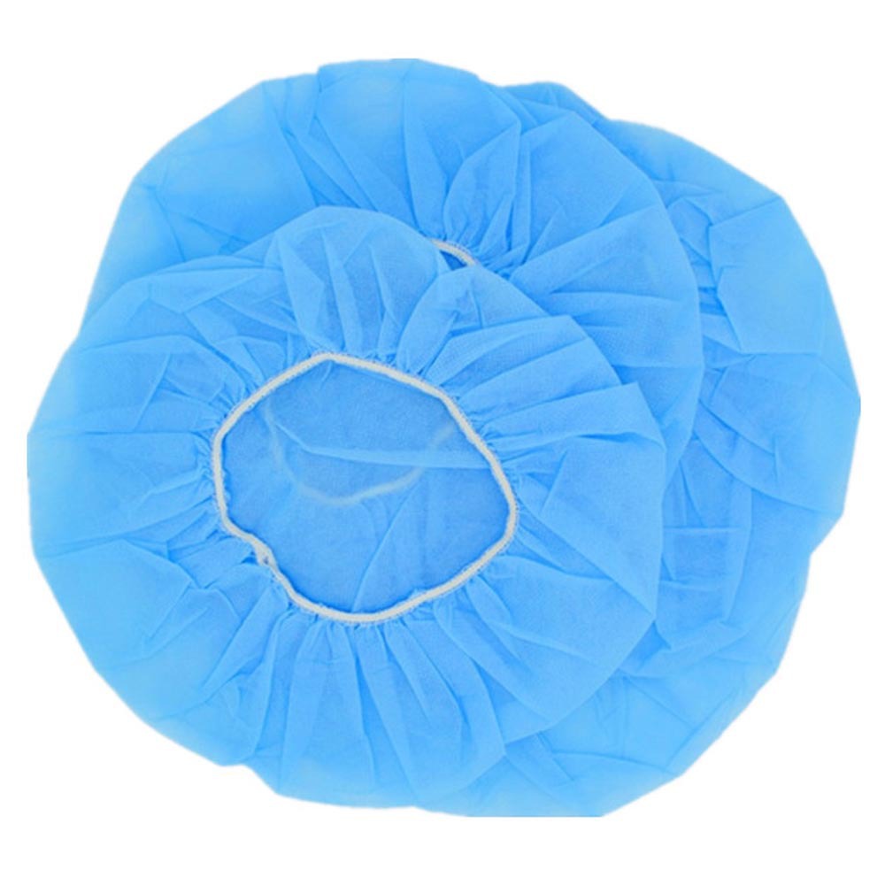 一次性圆帽 无纺布头套 食品蘑菇帽车间女帽 厨师帽 防尘加厚帽子