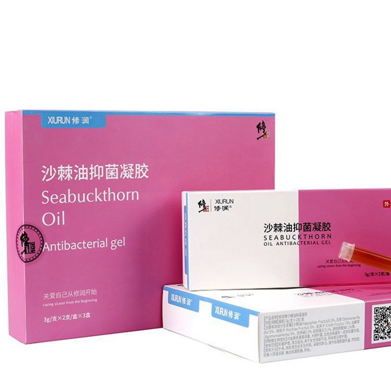 修正沙棘油抑菌凝胶6支/盒修润沙棘油凝胶 女性私处护理