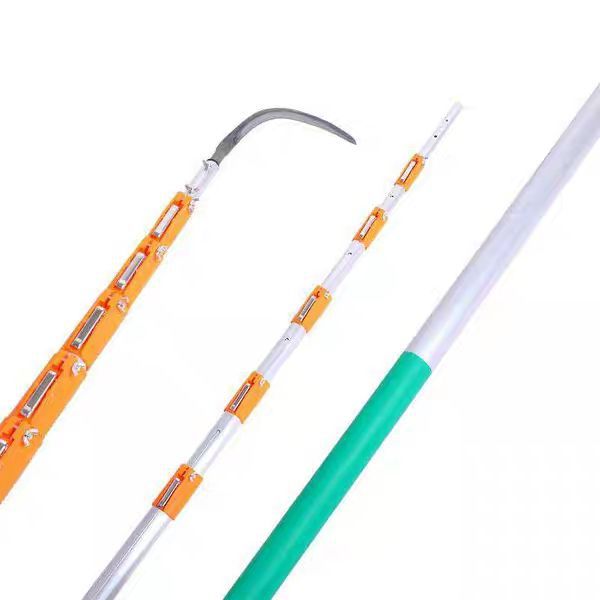 新款摘槟榔刀伸缩杆米节米米米槟榔杆割椰子定位杆不脱节