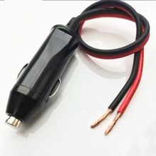 汽车点烟器插头线材功率车载电器延长电源线带灯12v24v