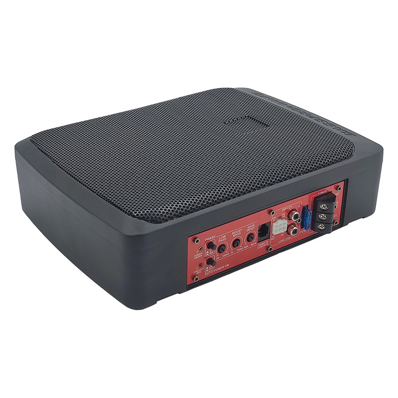 铝合金 6x9寸车用超薄低音炮小巧汽车音箱可放车椅有源车载音响