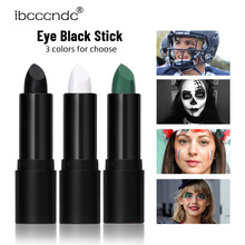 ibcccndc黑色彩绘膏 黑色口红唇膏 Eye Black Stick万圣节面部彩