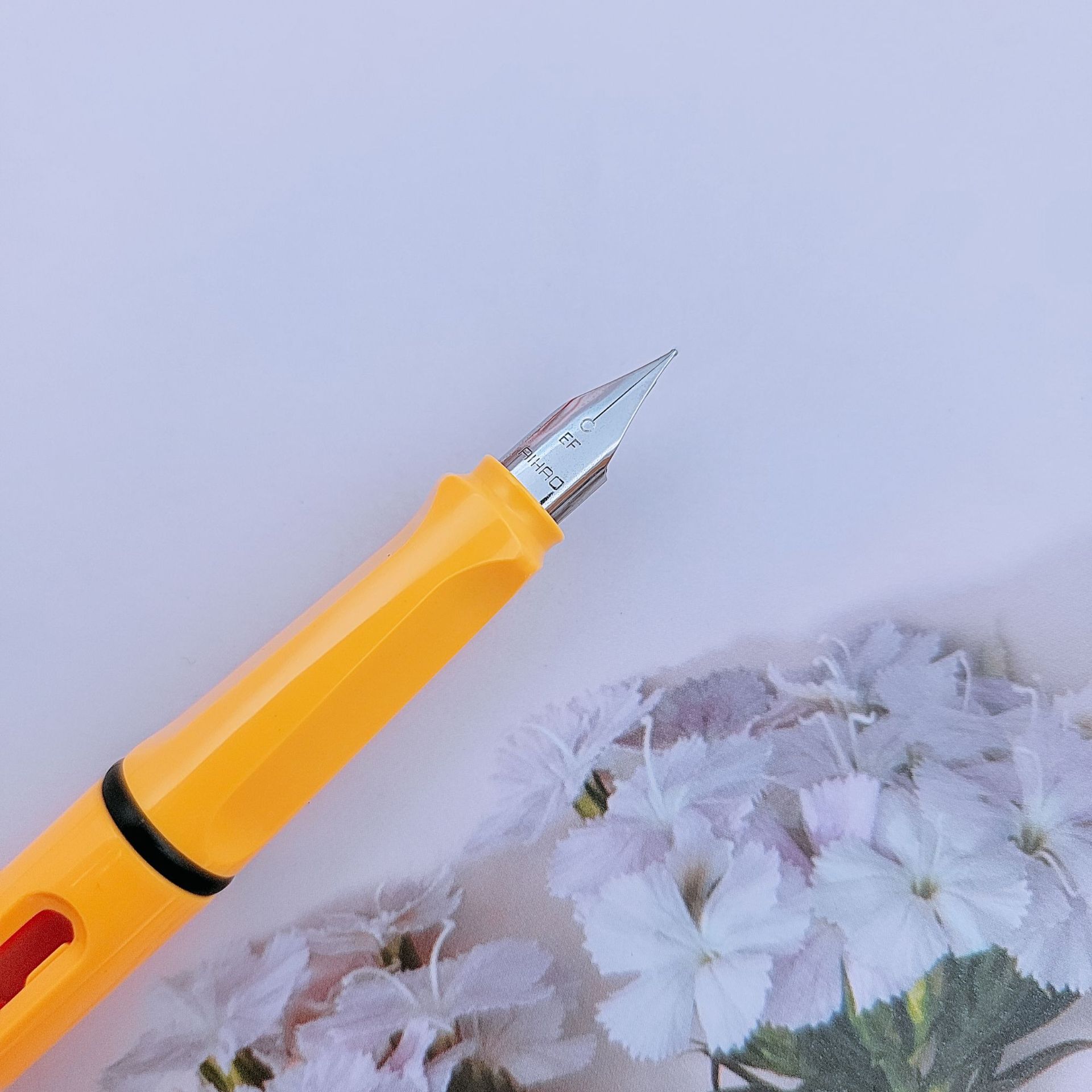 爱好文具新品ms010矫姿钢笔套装 ef铱金尖可擦蓝钢笔批发