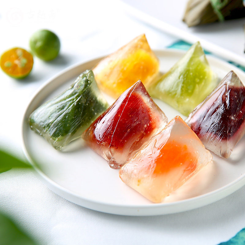 水晶粽子网红水晶晶晶粽透明即食西米甜棕端午节礼盒装小散装糕点