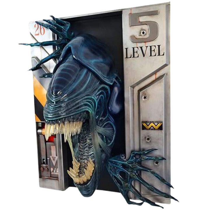 跨境爆款创意毒液恐龙亚马逊异形玩具卡通摆件模型树脂工艺品