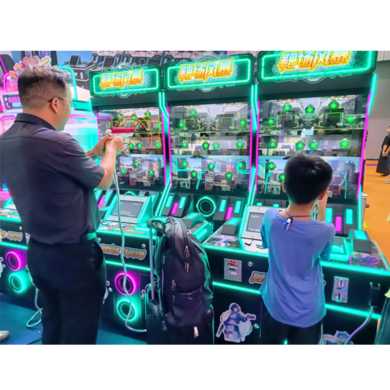 多人竞技激光打靶设备 闯关出礼品模式 游乐场公园景区地摊设备