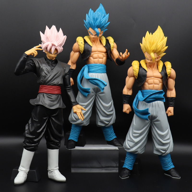 Dragon Ball Wukong Hand-Made Model Super Saiyan Gogeta Beji Special War Damage Cartoon Cartoon Doll Peripheral