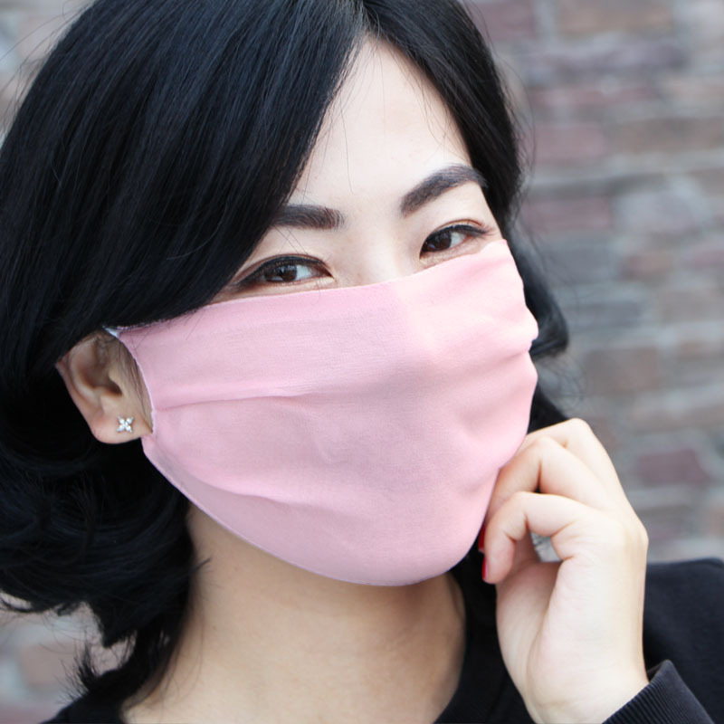 轻薄夏日一体冰凉丝绸口罩防嗮防护大号真丝面纱薄款黑色