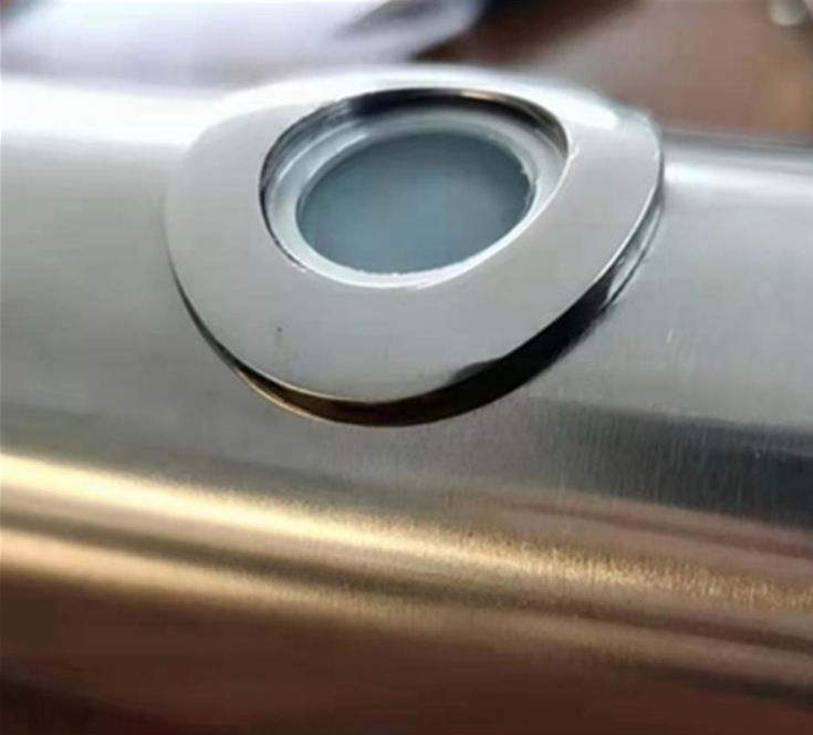 弧形面扶手射灯楼梯扶手灯嵌入式栏杆小射灯护栏灯led护栏射灯