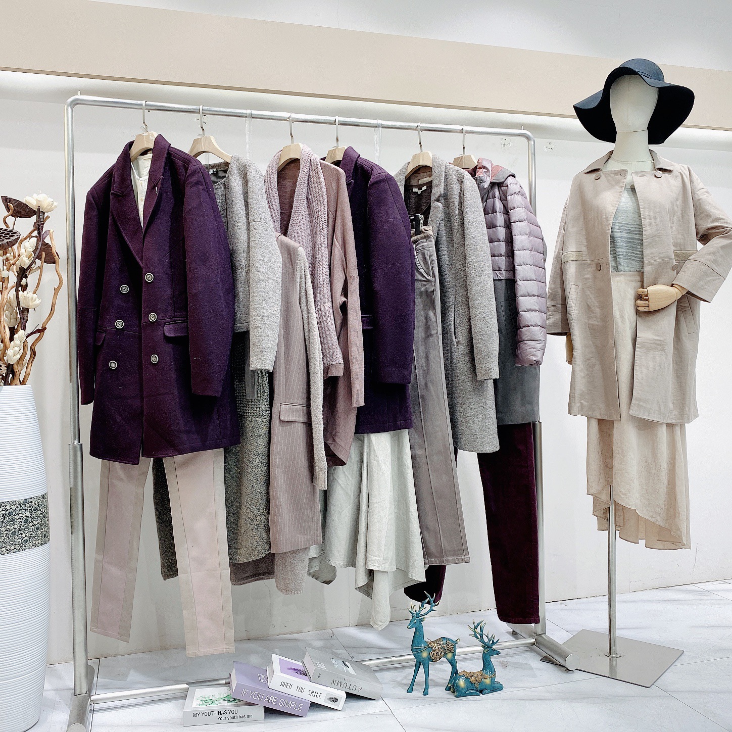 爵克秋冬品牌折扣女装尾货外套批发专柜撤柜直播一手货源清仓特卖