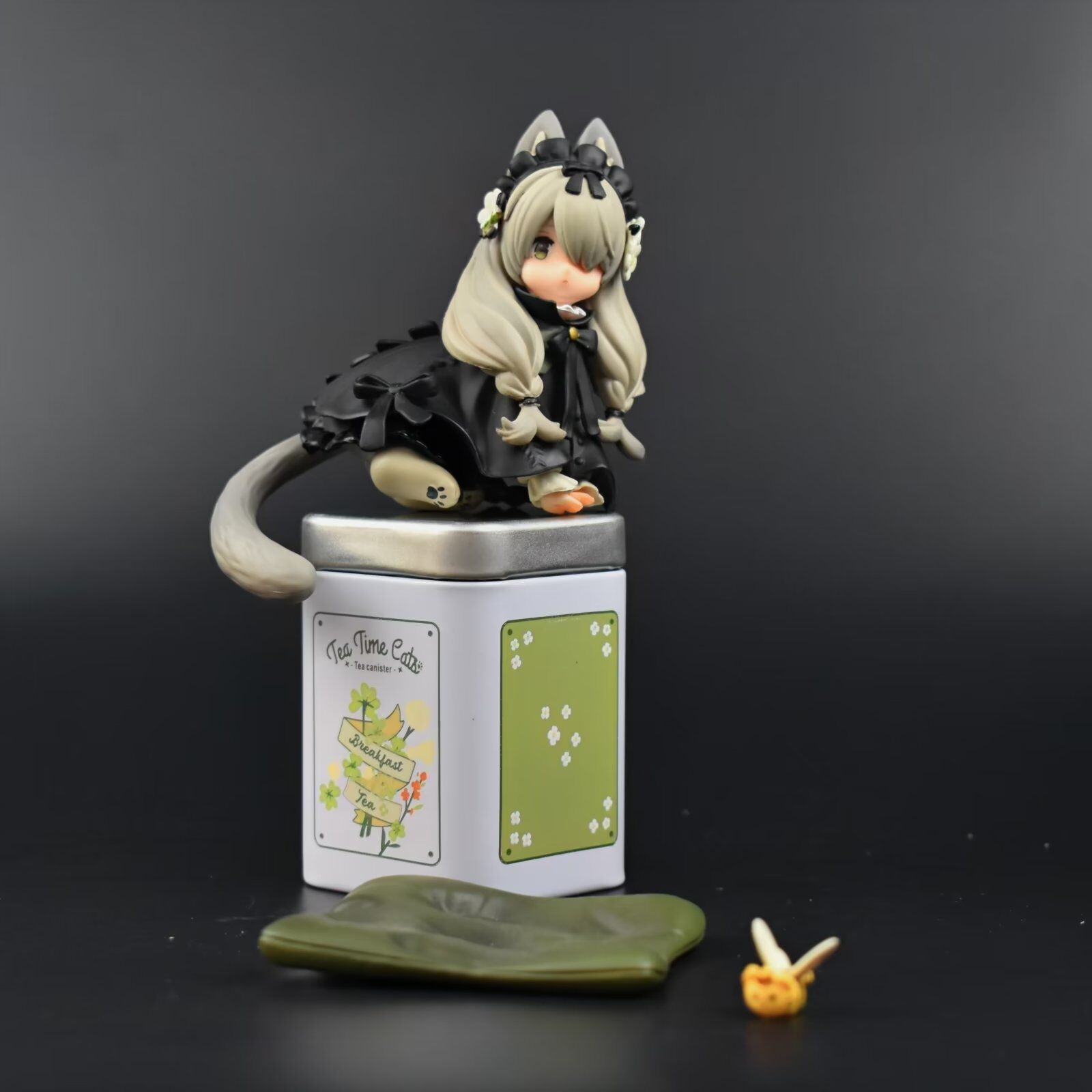 ribose star 影法师 茶会猫茶罐猫狸花猫公仔摆件盒装手办模型