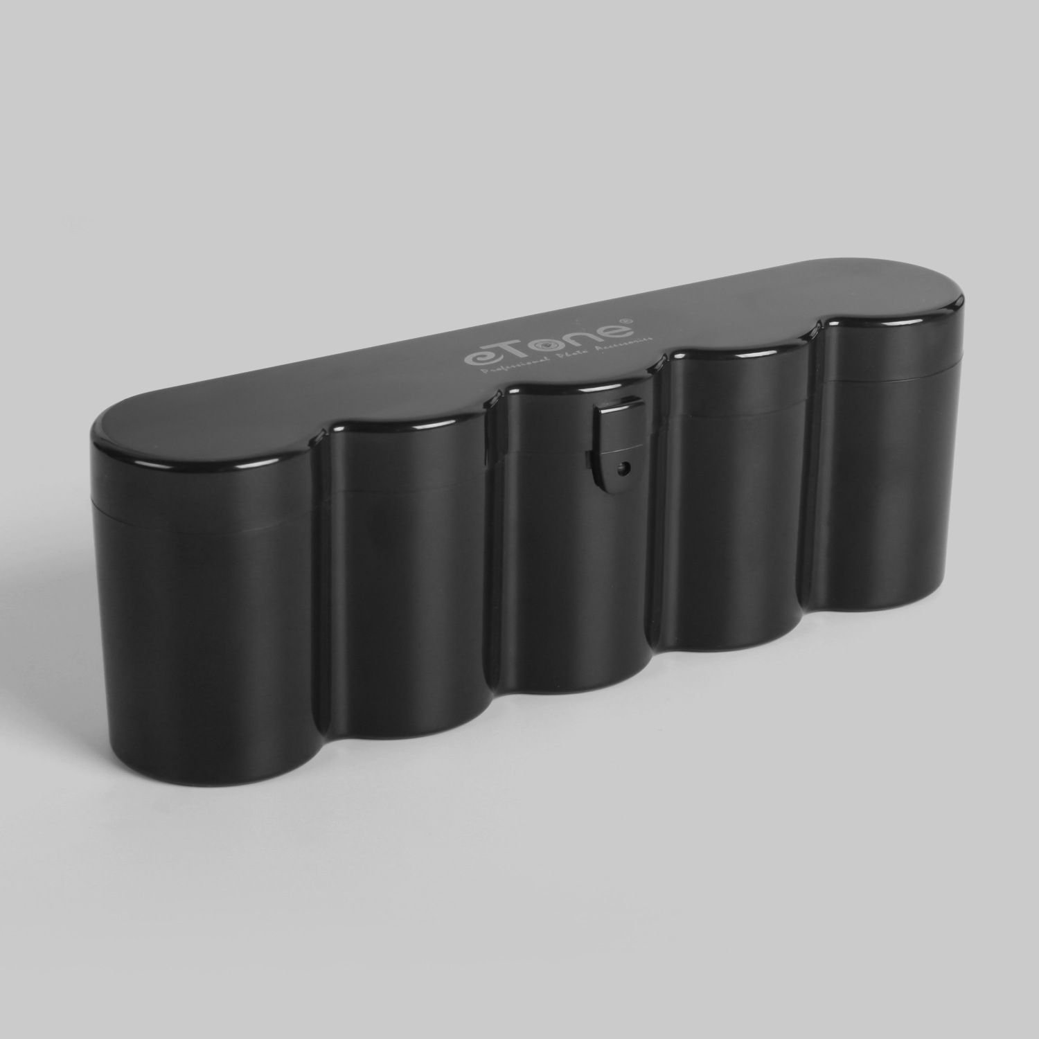 135黑色胶卷收纳盒35mm容器储物盒硬外壳塑料可容纳5卷带筒胶卷