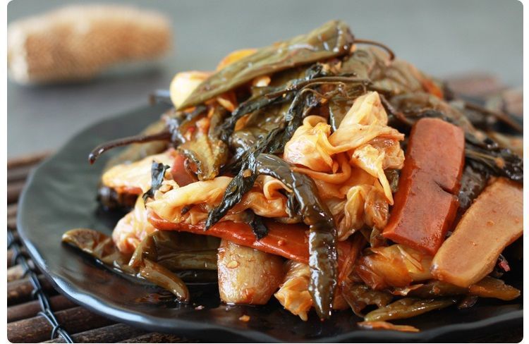 延边特产地窖腌制 韩国泡菜 酱杂菜酱八宝菜咸菜 下饭菜250克包邮