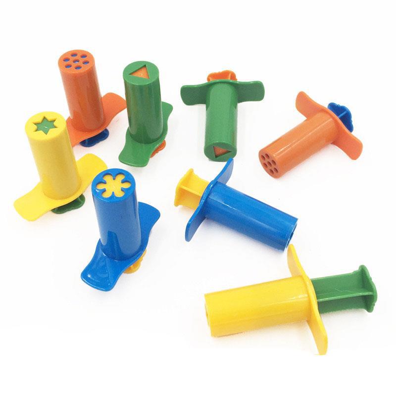 橡皮泥彩泥手工模具套装儿童彩泥挤压工具彩泥挤筒幼儿园美劳教