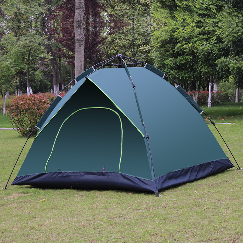 Tianshan Camel New Camping Tent Outdoor Tent 3-4 People Automatic Double-Layer Tent Outdoor Quickly Open Portable Tent