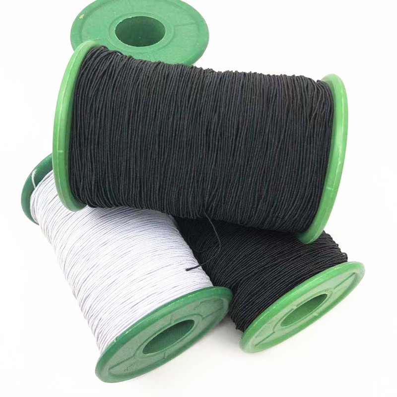 服装松紧弹力绳 橡筋线 包芯绳 弹力松紧绳 42#针织松紧线 吊牌绳
