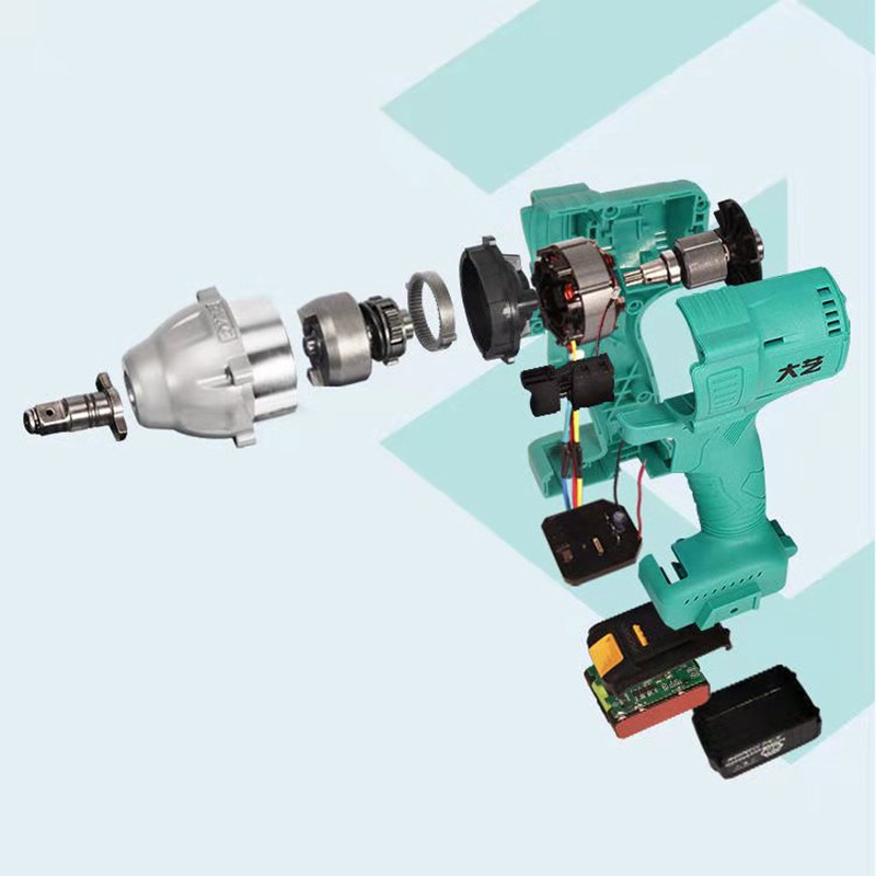 大艺2106电动扳手无刷锂电大扭力通用机壳控制器插脚开关总成配件