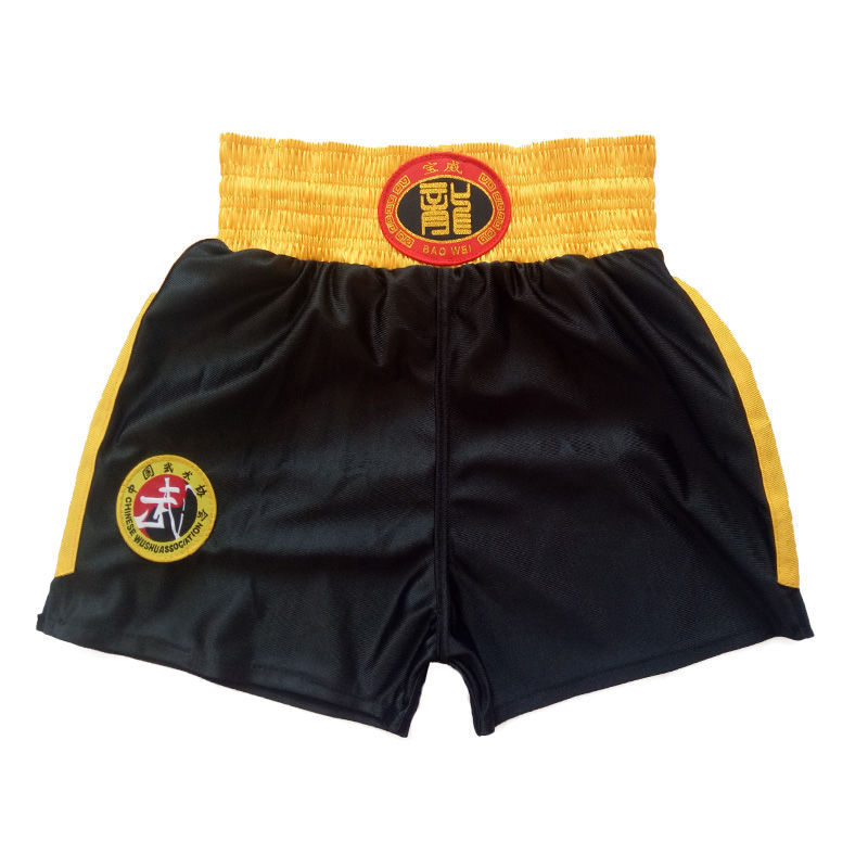 散打服装拳击搏击散打短裤散打衣服泰拳短裤儿童男女武术训练服装