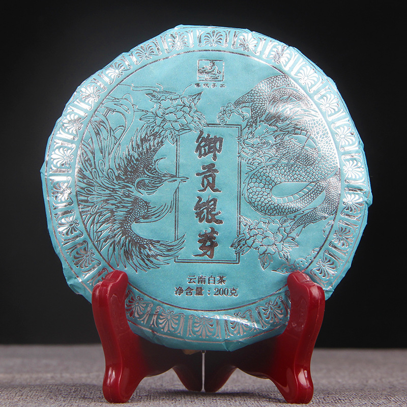 批发茶叶御贡银芽单芽月光白饼茶白毫银针云南白茶古树茶普洱茶生