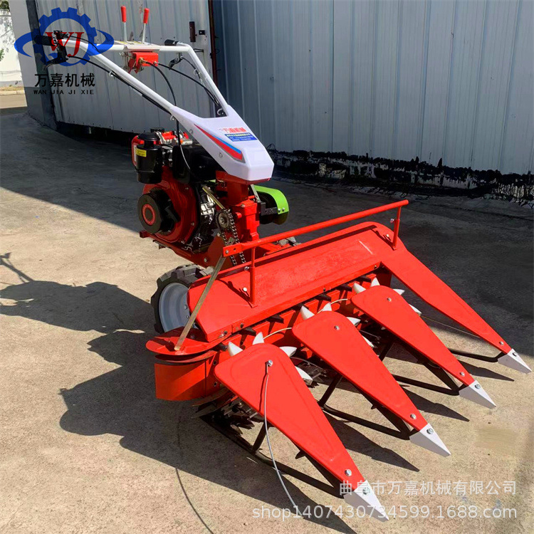 0成交0台燕麦青稞稻类小型割捆机 玉米秸秆割晒机 农用手扶收割机