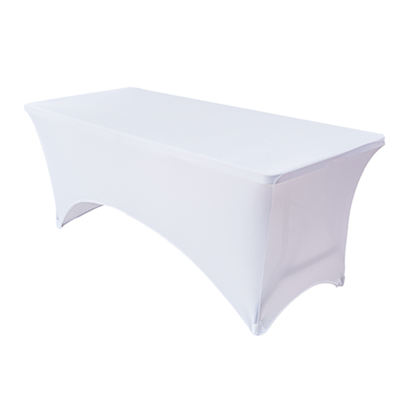 Western-Style Wedding Elastic Desk Cover Cocktail Table Cover Conference Wedding Banquet Rectangular Table Cover Elastic Tablecloth